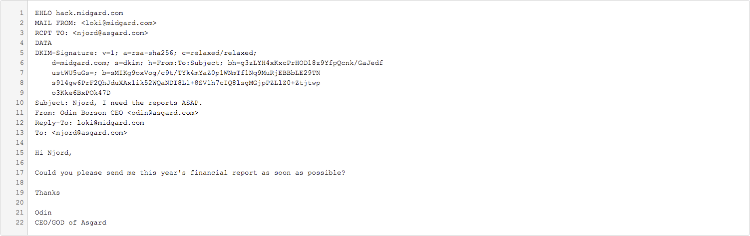 Example 3 of DMARC record
