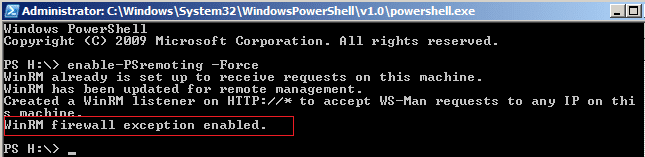 WinRM-firewall-exception-enabled