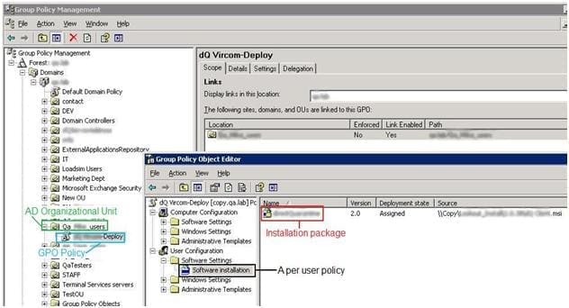 Déploiement d’OPG